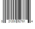 Barcode Image for UPC code 021200527814