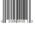 Barcode Image for UPC code 021205001203