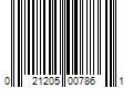 Barcode Image for UPC code 021205007861