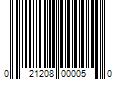 Barcode Image for UPC code 021208000050