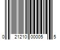 Barcode Image for UPC code 021210000055