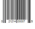 Barcode Image for UPC code 021214000075