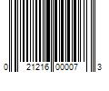 Barcode Image for UPC code 021216000073