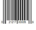 Barcode Image for UPC code 021217000058