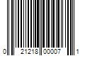 Barcode Image for UPC code 021218000071