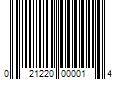 Barcode Image for UPC code 021220000014