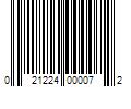 Barcode Image for UPC code 021224000072