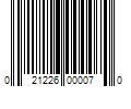 Barcode Image for UPC code 021226000070