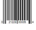 Barcode Image for UPC code 021228000054