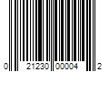 Barcode Image for UPC code 021230000042