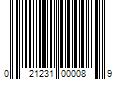 Barcode Image for UPC code 021231000089