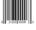 Barcode Image for UPC code 021233000063