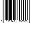 Barcode Image for UPC code 0212345306000