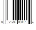 Barcode Image for UPC code 021239000074