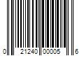 Barcode Image for UPC code 021240000056