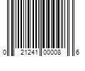 Barcode Image for UPC code 021241000086