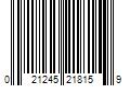 Barcode Image for UPC code 021245218159