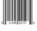 Barcode Image for UPC code 021245221074