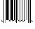 Barcode Image for UPC code 021253000050