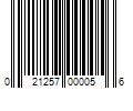 Barcode Image for UPC code 021257000056