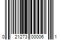 Barcode Image for UPC code 021273000061