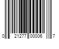 Barcode Image for UPC code 021277000067