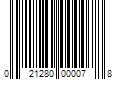 Barcode Image for UPC code 021280000078