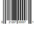 Barcode Image for UPC code 021287000071