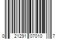 Barcode Image for UPC code 021291070107