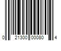 Barcode Image for UPC code 021300000804