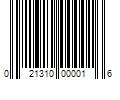 Barcode Image for UPC code 021310000016