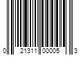 Barcode Image for UPC code 021311000053