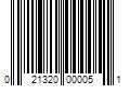 Barcode Image for UPC code 021320000051