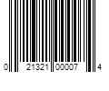 Barcode Image for UPC code 021321000074