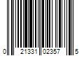 Barcode Image for UPC code 021331023575