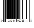 Barcode Image for UPC code 021331023858