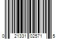 Barcode Image for UPC code 021331025715