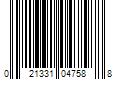 Barcode Image for UPC code 021331047588