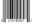 Barcode Image for UPC code 021331058072