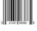 Barcode Image for UPC code 021331063885