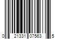 Barcode Image for UPC code 021331075635