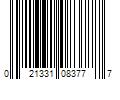 Barcode Image for UPC code 021331083777