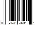 Barcode Image for UPC code 021331250544