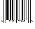 Barcode Image for UPC code 021331674029