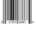 Barcode Image for UPC code 021331838674