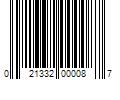 Barcode Image for UPC code 021332000087