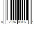 Barcode Image for UPC code 021337000051