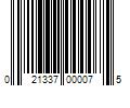 Barcode Image for UPC code 021337000075