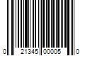 Barcode Image for UPC code 021345000050