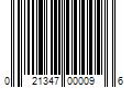 Barcode Image for UPC code 021347000096